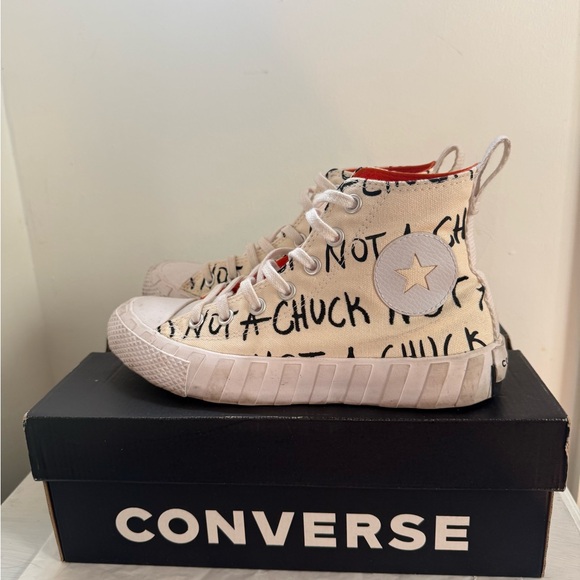 Converse Chuck Taylor Not a Chuck 70 White/White UNT1TL3D Hi Men’s 5/Women’s 7 - Picture 5 of 11